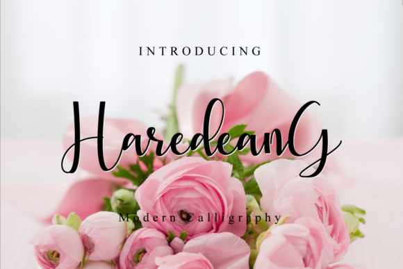 Haredeang Font Poster 1