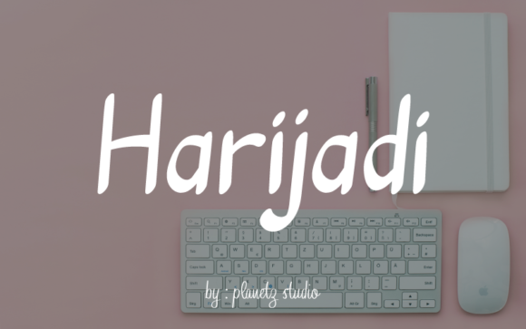 Harijadi Font Poster 1