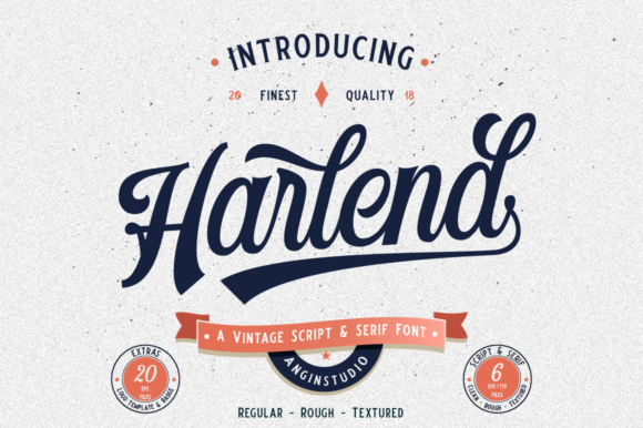 Harlend Font Harlend Font Poster 1