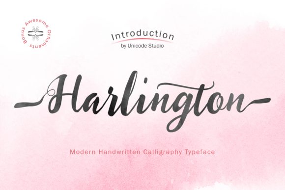 Harlington Font Poster 1