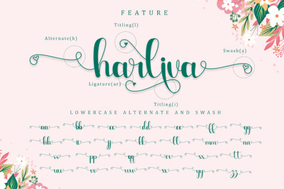 Harliva Font Poster 6