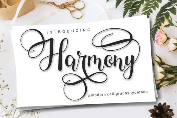 Harmony Font Poster 1