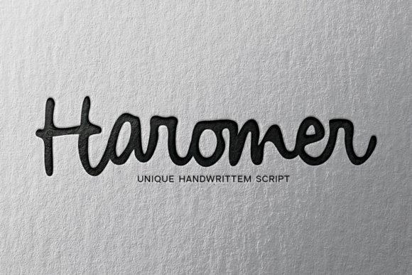 Haromer Font Poster 1