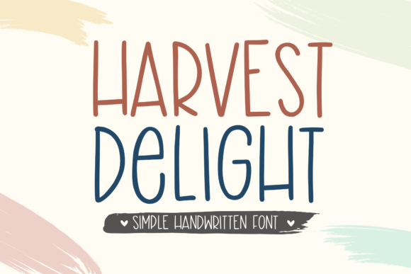 Harvest Delight Font Poster 1