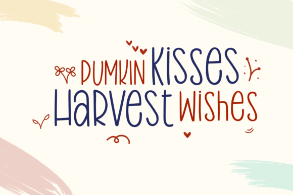 Harvest Delight Font Poster 4