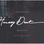 Harvey Dent Font Poster 1