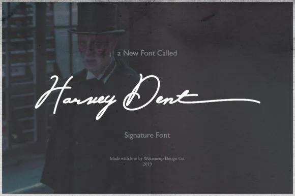 Harvey Dent Font Harvey Dent Font Poster 1