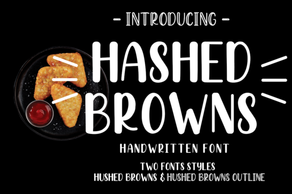 Hashed Browns Font Poster 1