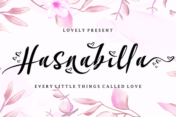 Hasnabilla Font