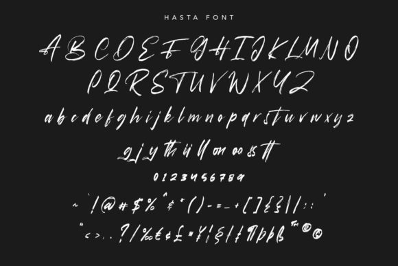 Hasta Font Poster 8