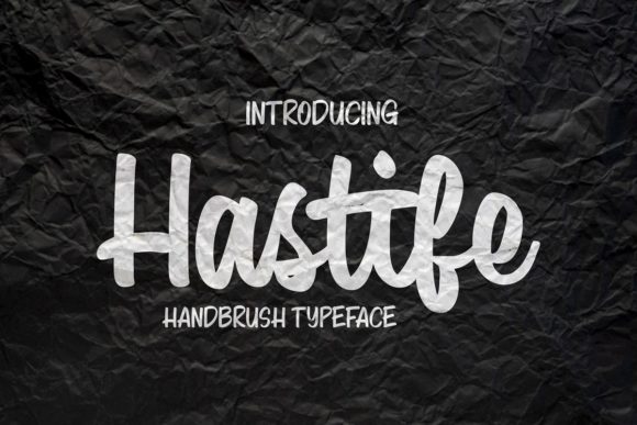 Hastife Font Poster 1