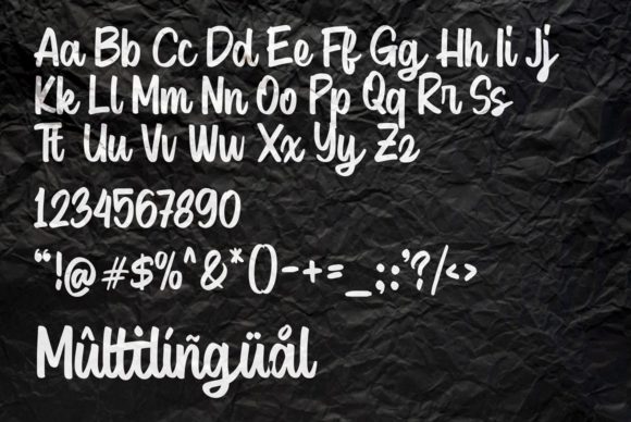 Hastife Font Poster 2