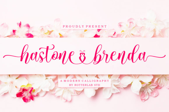 Hastone Brenda Font Poster 1