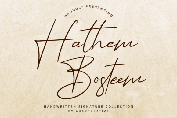 Hathem Bosteem Font