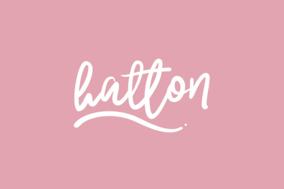 Hatton Font Poster 1