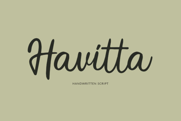 Havitta Font Poster 1