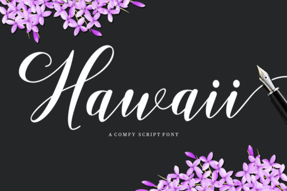 Hawaii Font Poster 1