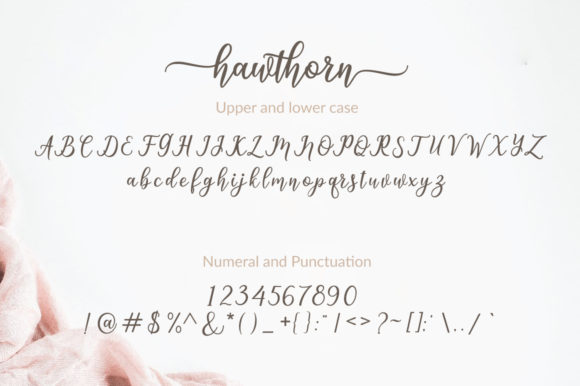 Hawthorn Font Poster 4