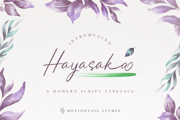 Hayasaka Font Poster 1