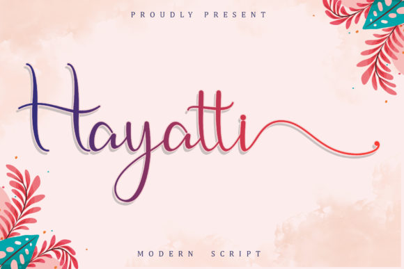 Hayatti Font Poster 1