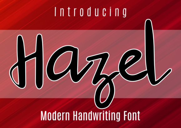 Hazel Font Poster 1