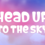 Head Up to the Sky Font Poster 1