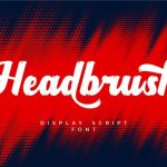 Headbrush Font Poster 1