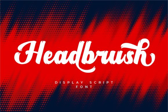 Headbrush Font Poster 1