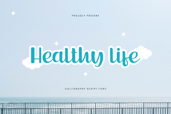 Healthy Life Font Poster 1