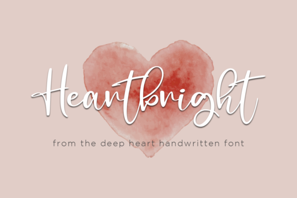 Heartbright Font Poster 1