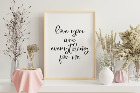 Heartbright Font Poster 2