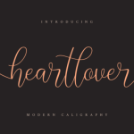 Heartlover Font Poster 1