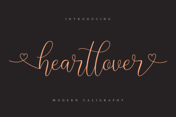 Heartlover Font Poster 1