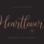 Heartlover Font Poster 8