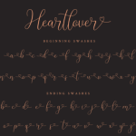 Heartlover Font Poster 10