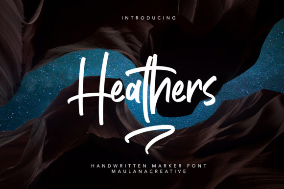 Heathers Font Poster 1
