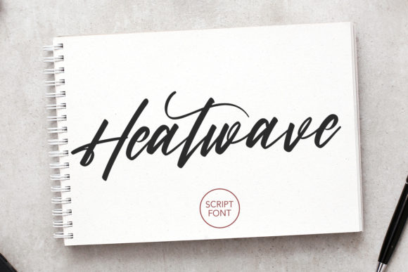 Heatwave Font Poster 1