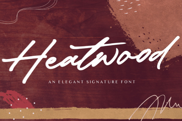 Heatwood Font