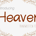 Heaven Font Poster 1
