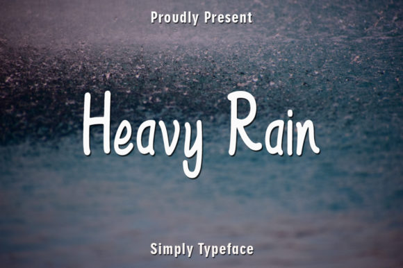 Heavy Rain Font