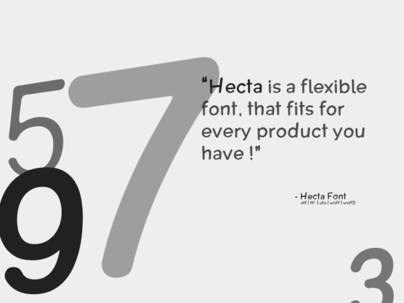 Hecta Font Poster 2