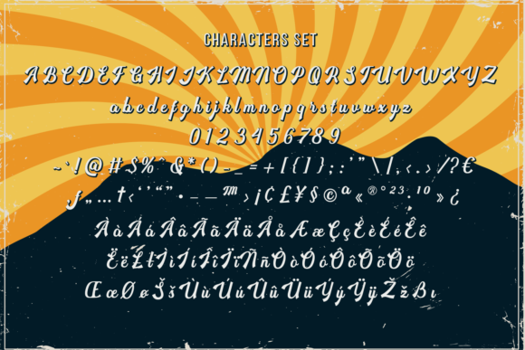 Heidenberg Font Poster 12