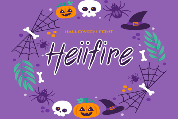 Heiifire Font Poster 1