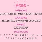 Heike Font Poster 3