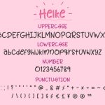 Heike Font Poster 3