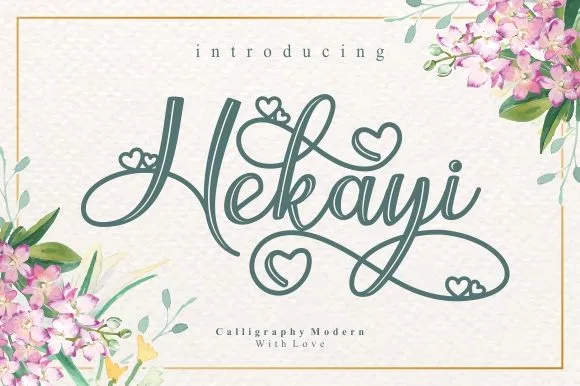 Hekayi Font Hekayi Font Poster 1