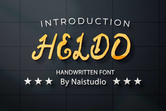 Heldo Font Poster 1