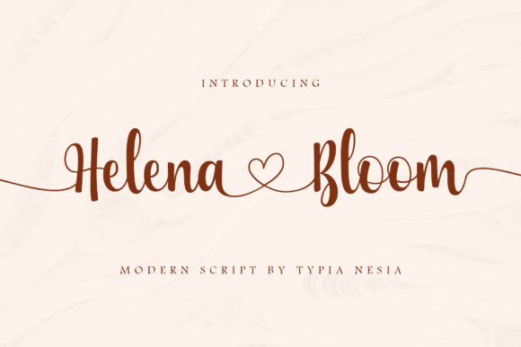 Helena Bloom Font Poster 1