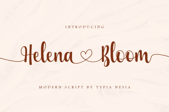 Helena Bloom Font