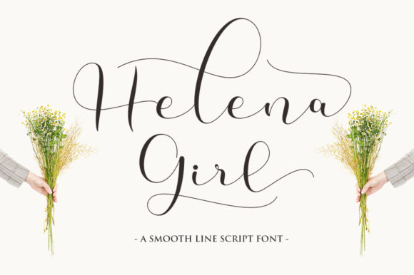 Helena Girl Font Poster 1
